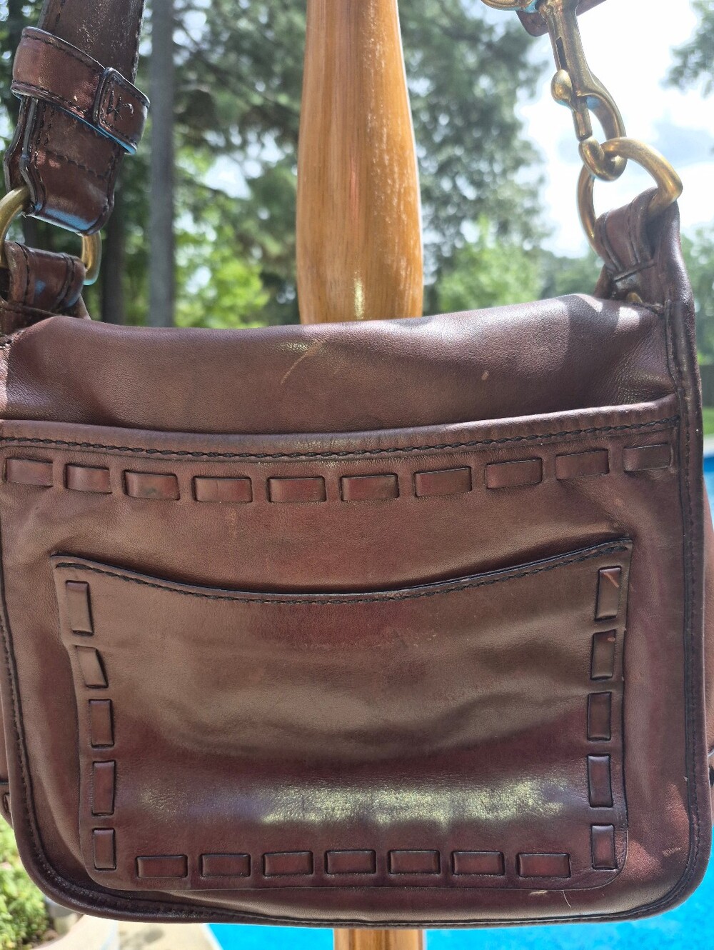 Vintage Coach Bleecker Legacy Tattersal Flap Shoulder Bag, Style 11419 - Picture 12 of 16